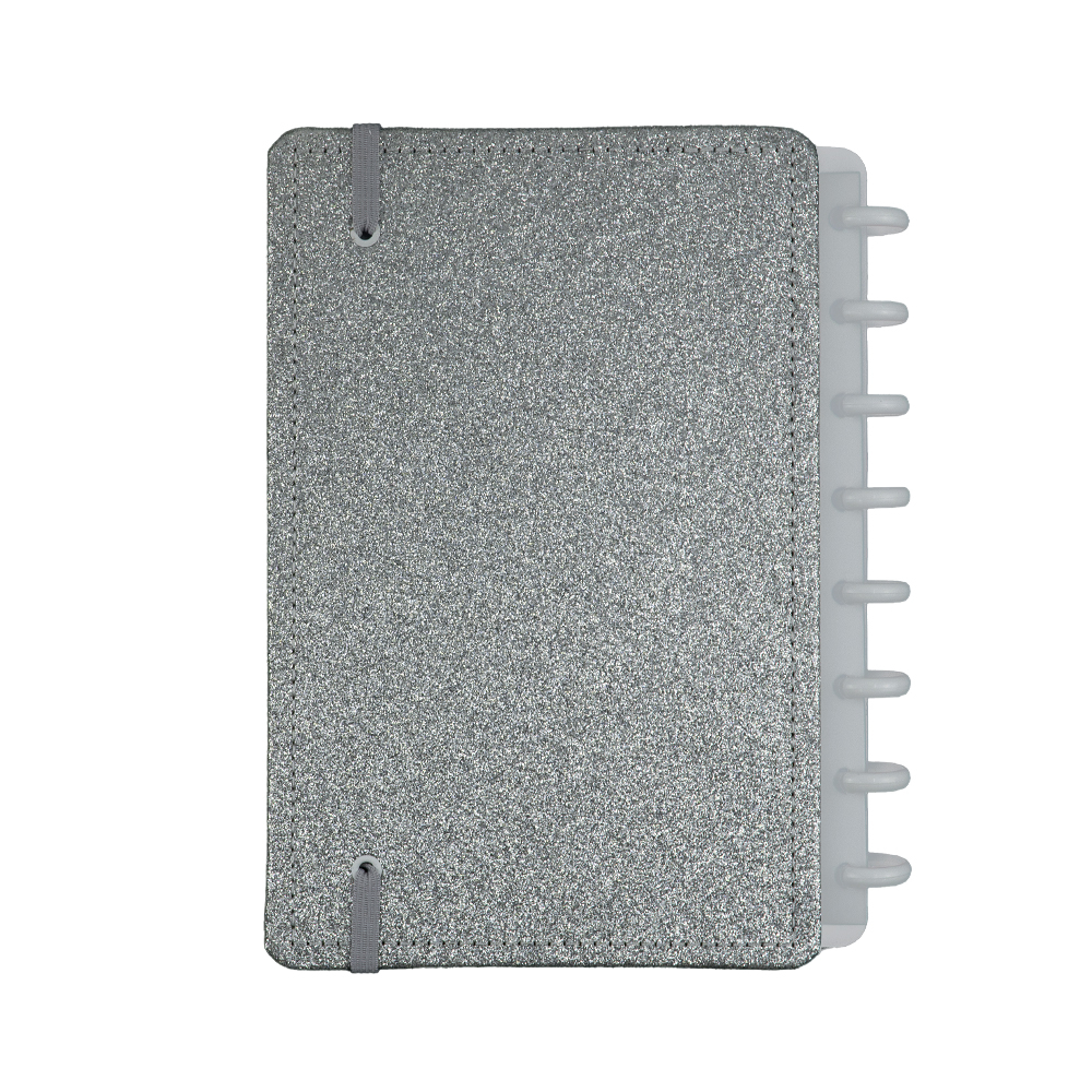 CADERNO INTELIGENTE LETS GLITTER SILVER 2.0 - A5