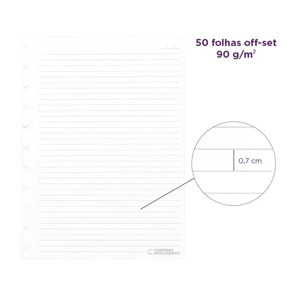 REFIL PAUTADO - A5 90G