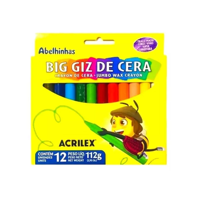 BIG GIZ DE CERA - 12 CORES