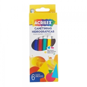 CANETINHAS HIDROGRÁFICAS 06 CORES