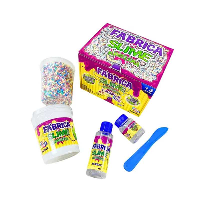 FÁBRICA DE SLIME - KIMELEKA CRUNCH ARCO ÍRIS