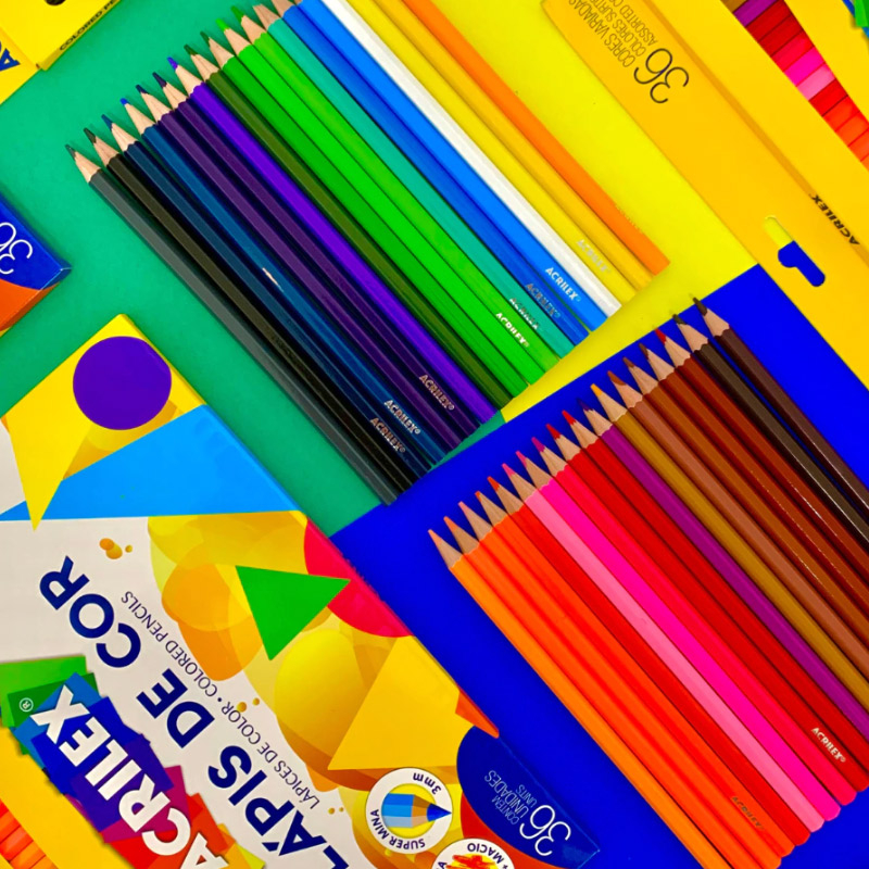 LÁPIS DE COR ACRILEX - 36 CORES