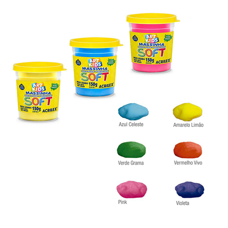MASSA DE MODELAR SOFT 150G