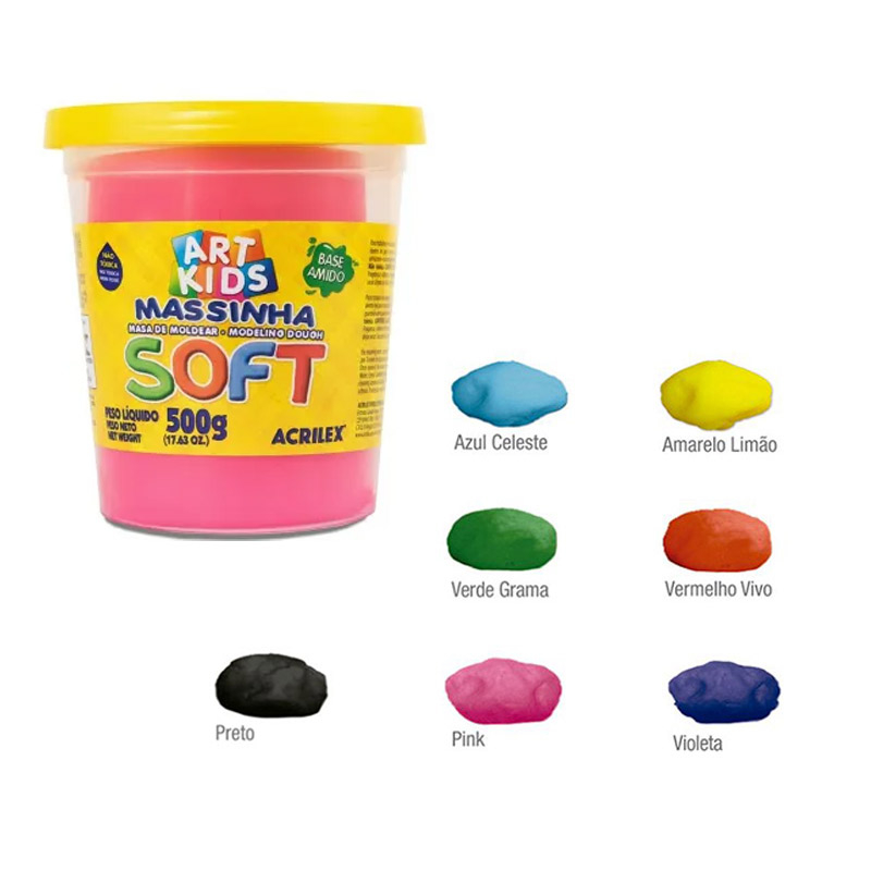 MASSA DE MODELAR SOFT 500G