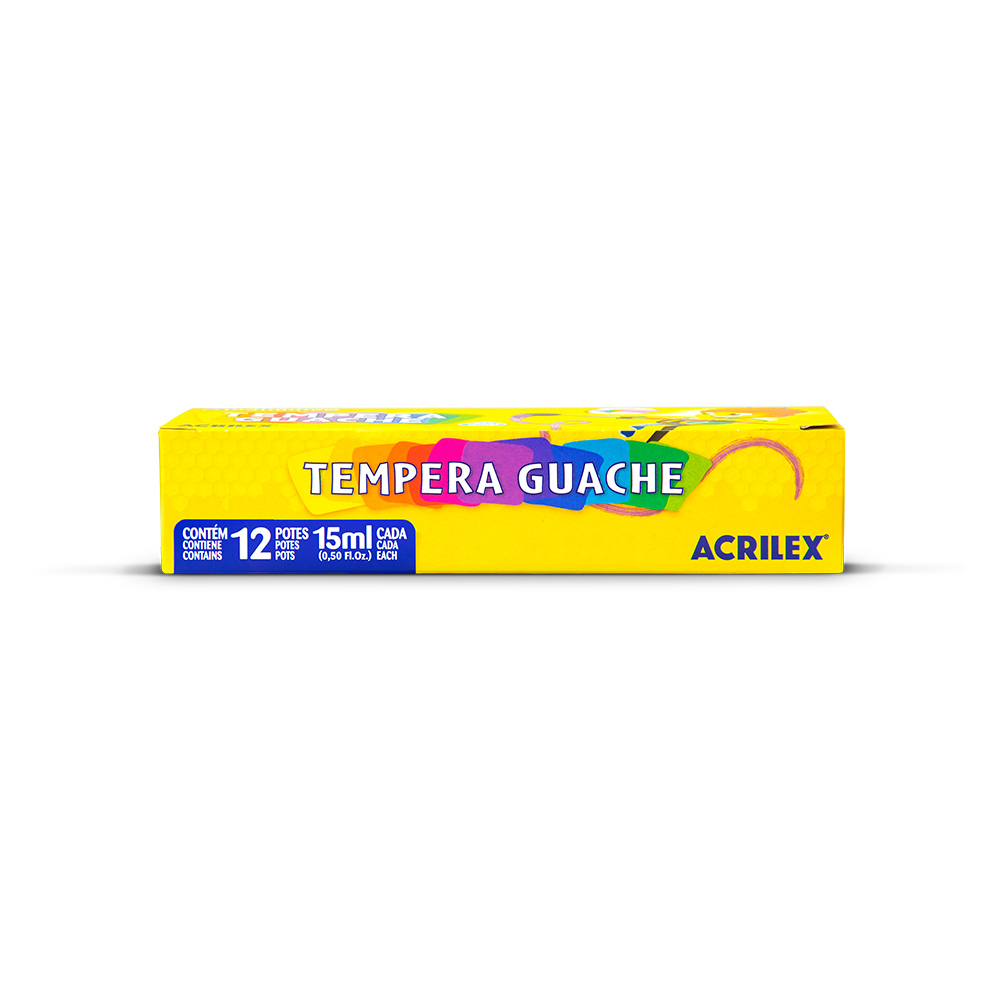 TEMPERA GUACHE - 12 CORES