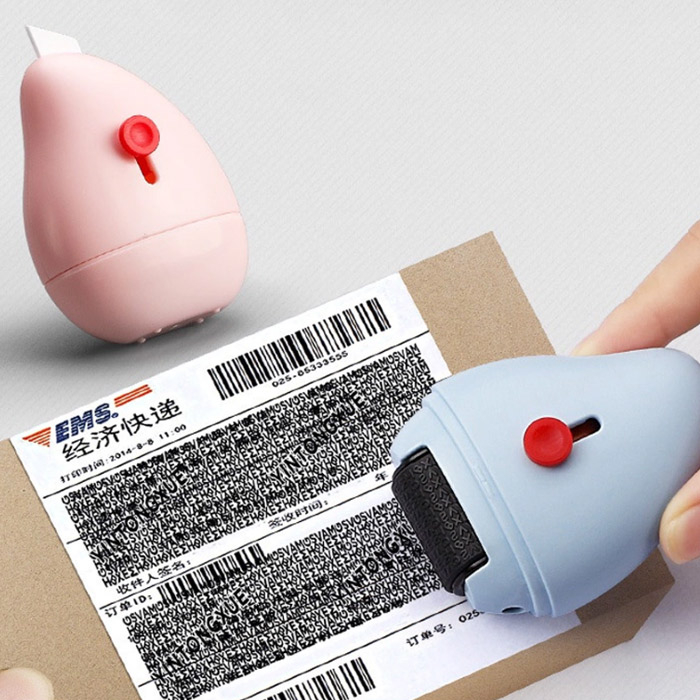CARIMBO PARA PROTEÇÃO DE DADOS ROLLER + ESTILETE