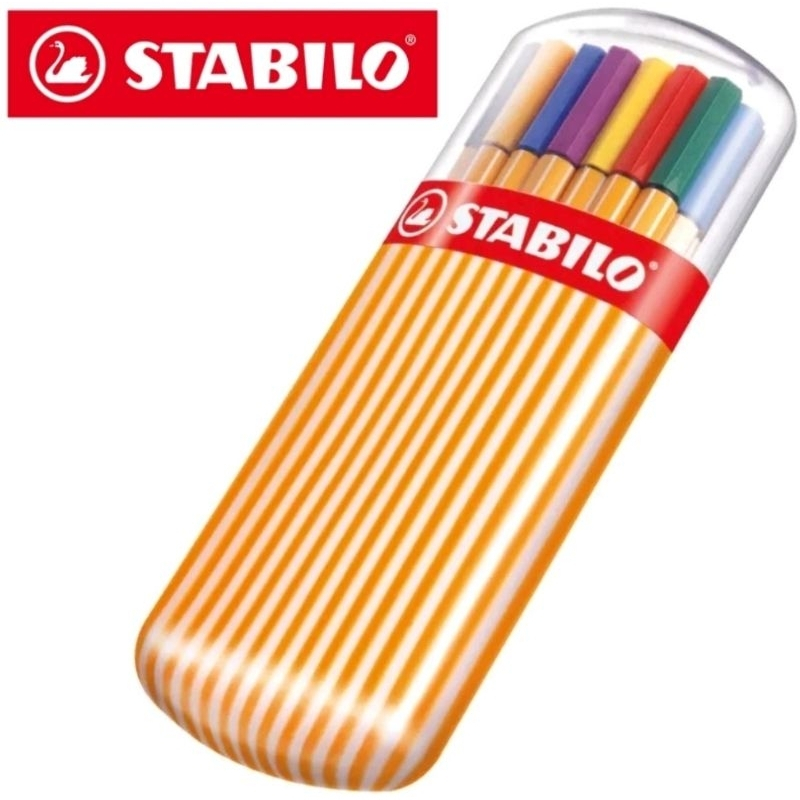 KIT STABILO POINT 0,4 - ESTOJO C/20