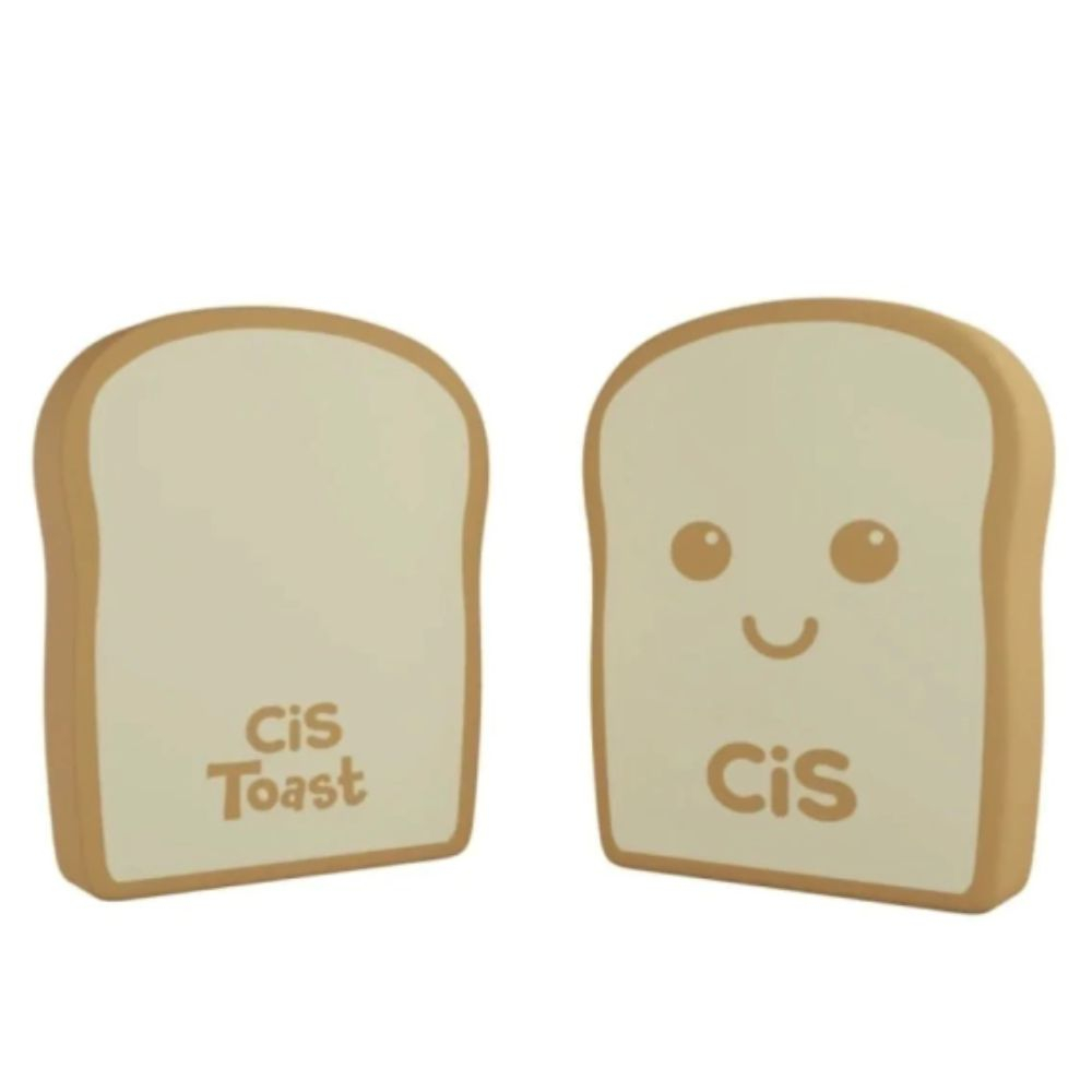 BORRACHA PÃO TOAST CIS - COM 4 UNIDADES