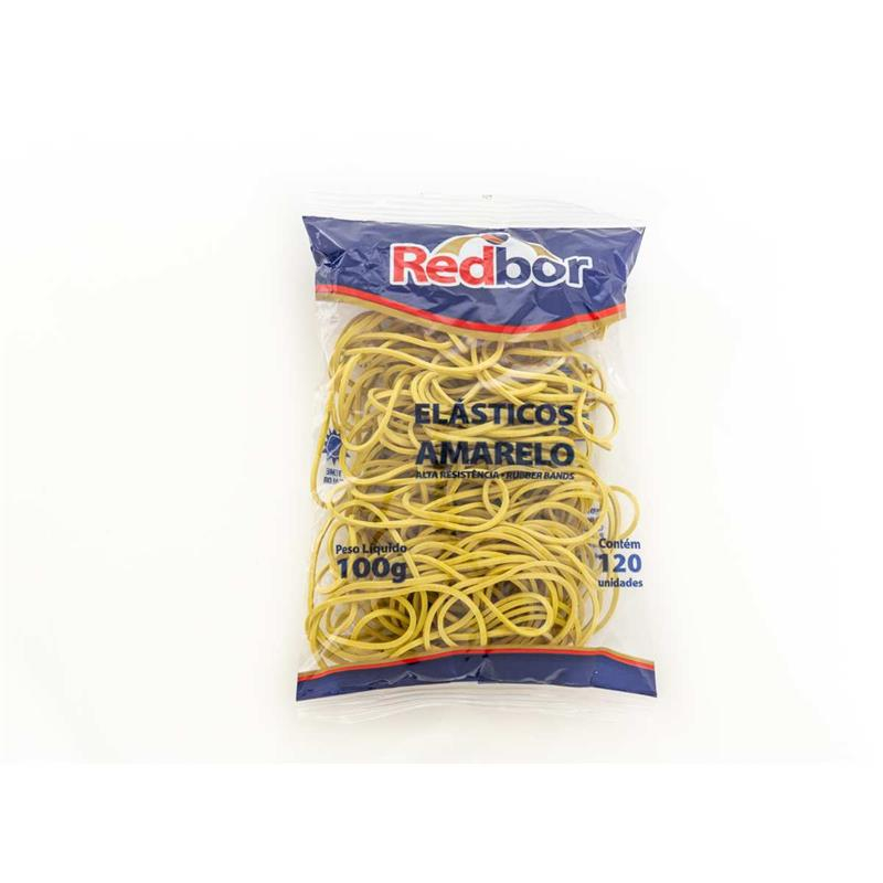 ELÁSTICO AMARELO 100G - 120 UNIDADES