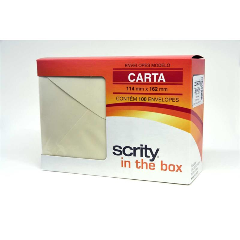 ENVELOPE CARTA 114X162 80G - SCRITY