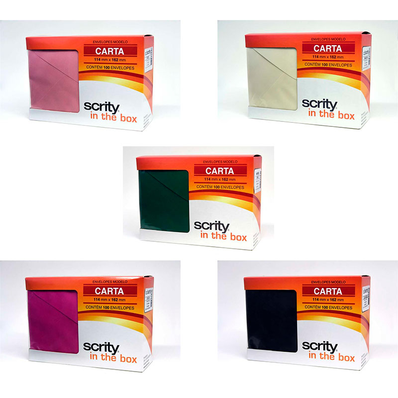 ENVELOPE CARTA 114X162 80G - SCRITY