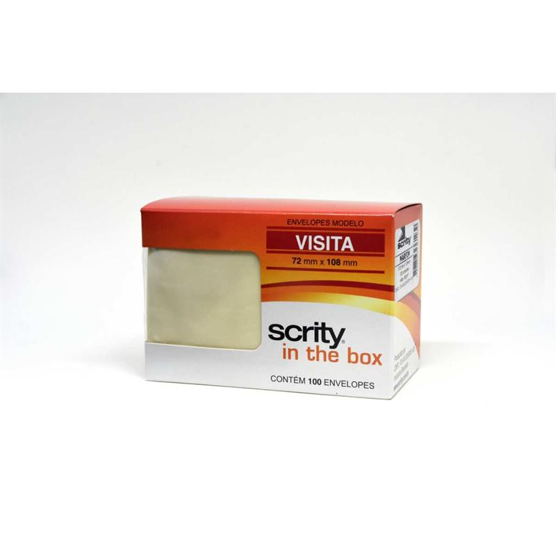 ENVELOPE VISITA 72X108 80G - SCRITY