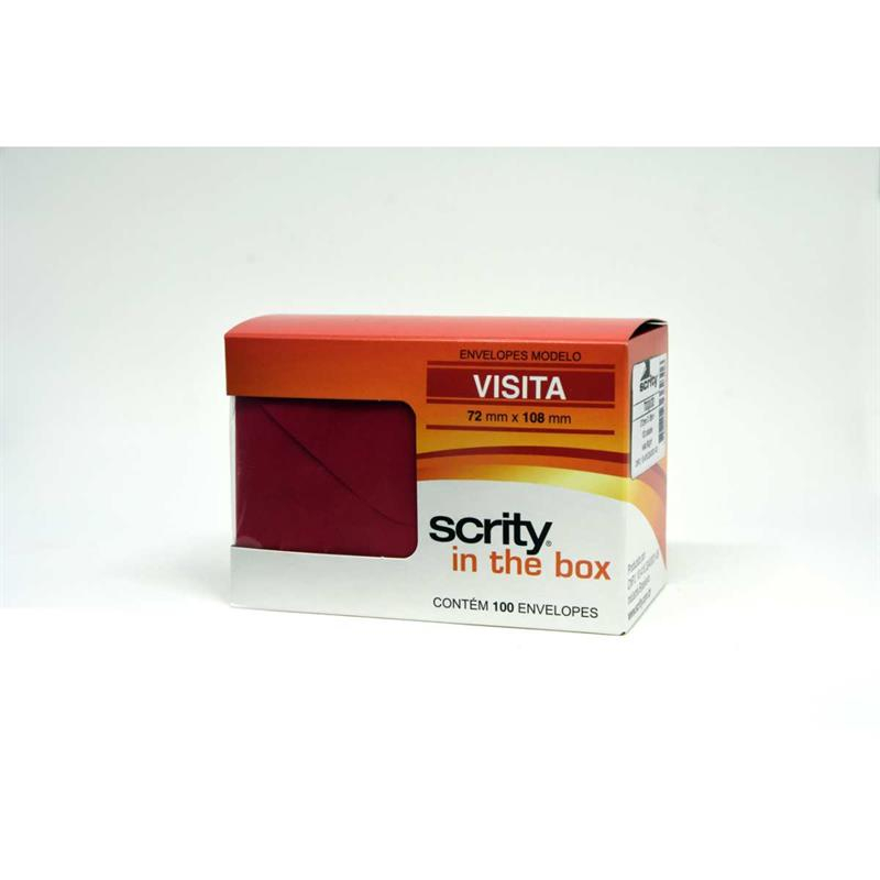 ENVELOPE VISITA 72X108 80G - SCRITY