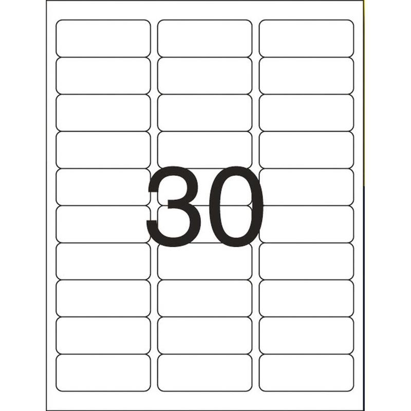 ETIQUETA CARTA 25,4 X 66,7 MM - PIMACO