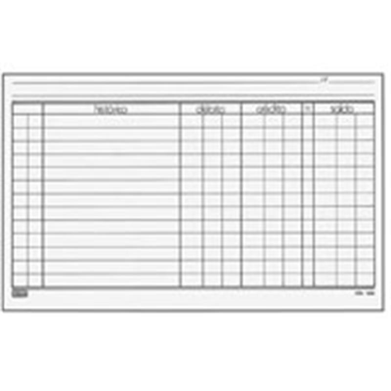 FICHA CONTA CORRENTE 5X8 N.3 TILIBRA - 100 FOLHAS