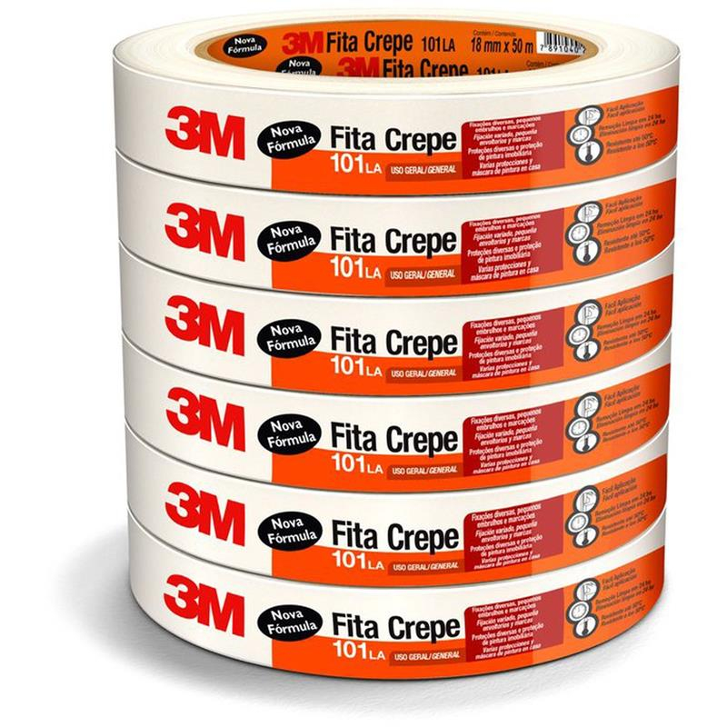 FITA CREPE 18MMX50M - 3M