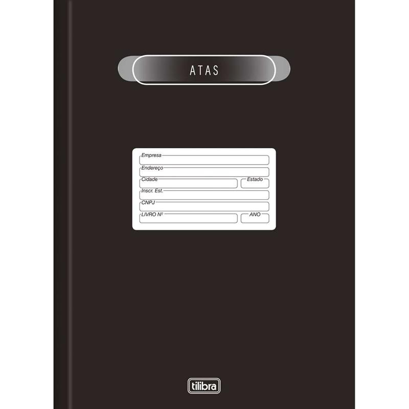 LIVRO ATA CAPA DURA OFÍCIO 100 FOLHAS - TILIBRA