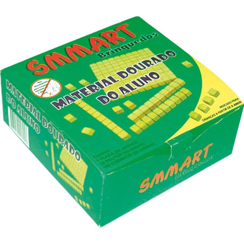 MATERIAL DOURADO EM MADEIRA - 111 PEÇAS Smmart