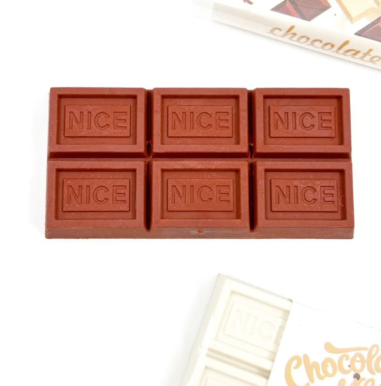 BORRACHA BARRA DE CHOCOLATE