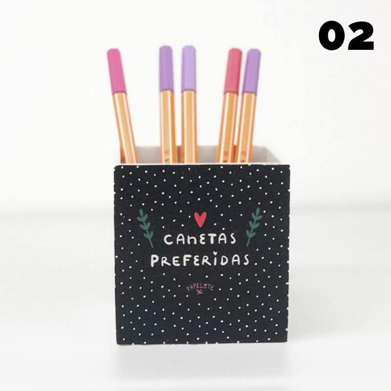 PORTA LÁPIS - DIVERSAS ESTAMPAS