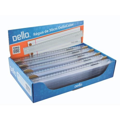 RÉGUA 30 CM CRISTAL