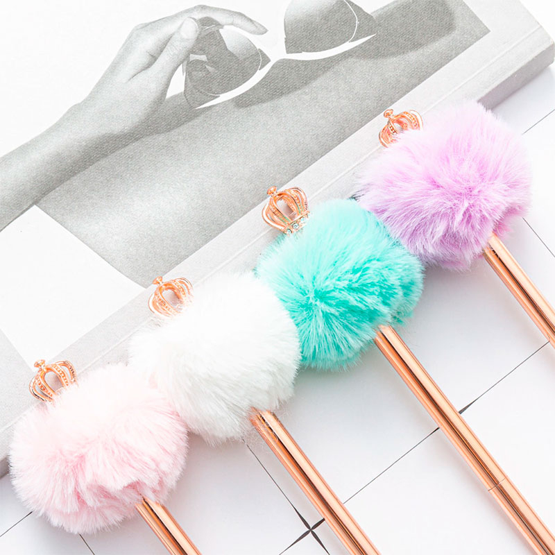 CANETA ESFEROGRÁFICA POMPOM