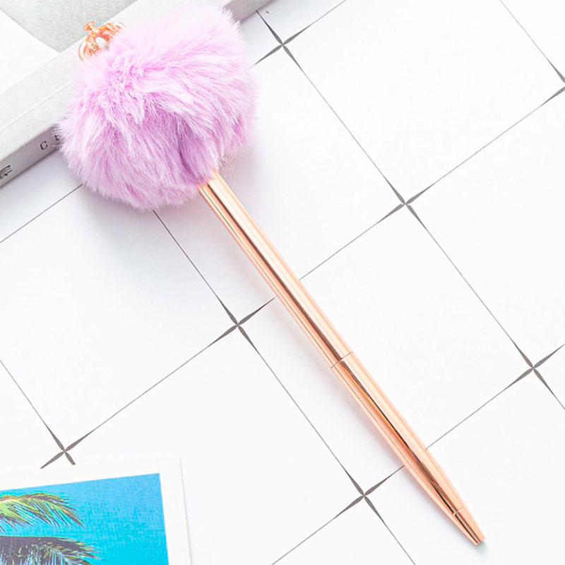 CANETA ESFEROGRÁFICA POMPOM