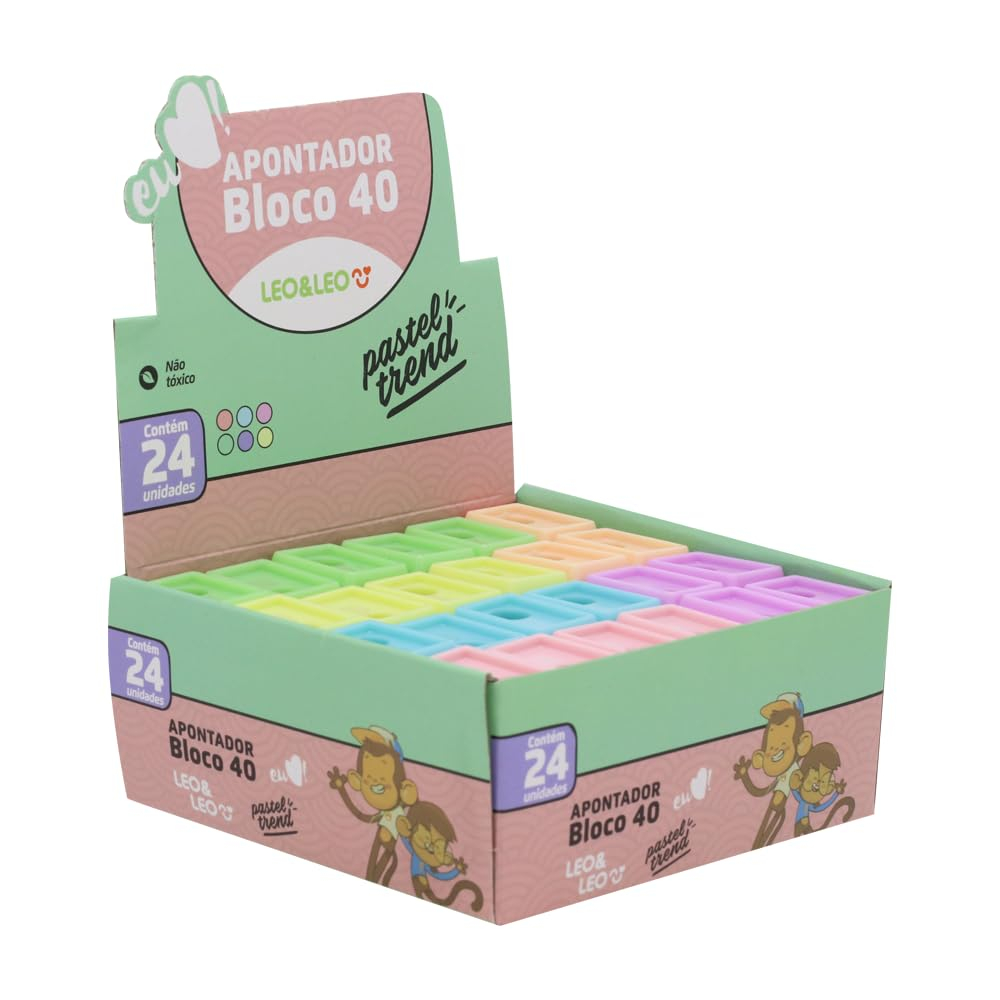 APONTADOR COM DEPÓSITO COR PASTEL