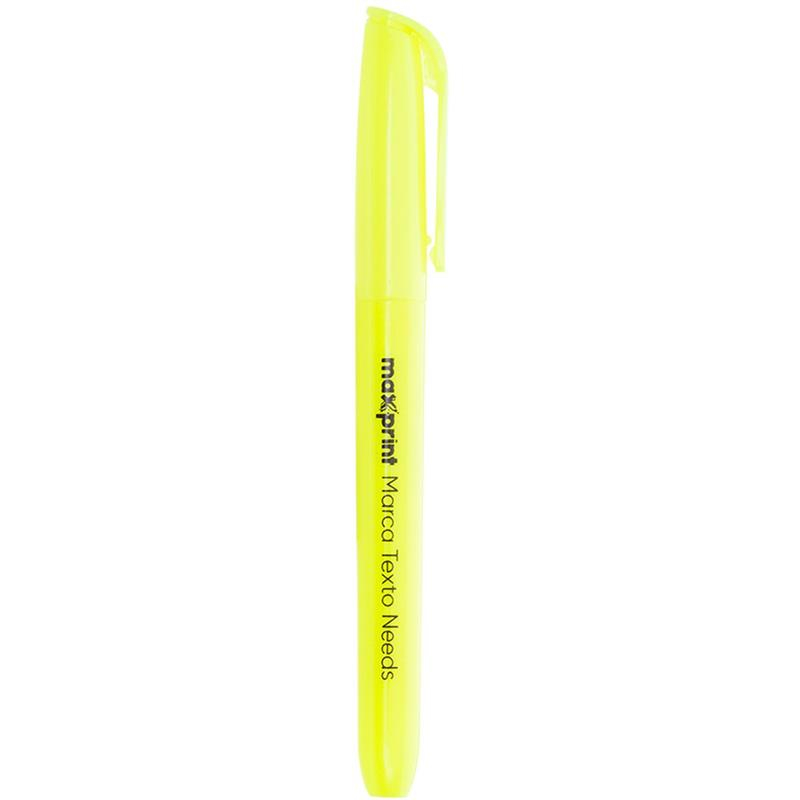 MARCA-TEXTO NEEDS AMARELO - MAXPRINT