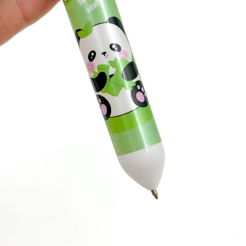 Caneta 10 Cores Mamãe Panda