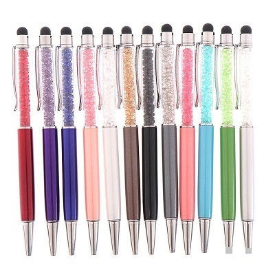 Caneta Luxo Touch Pedrinhas