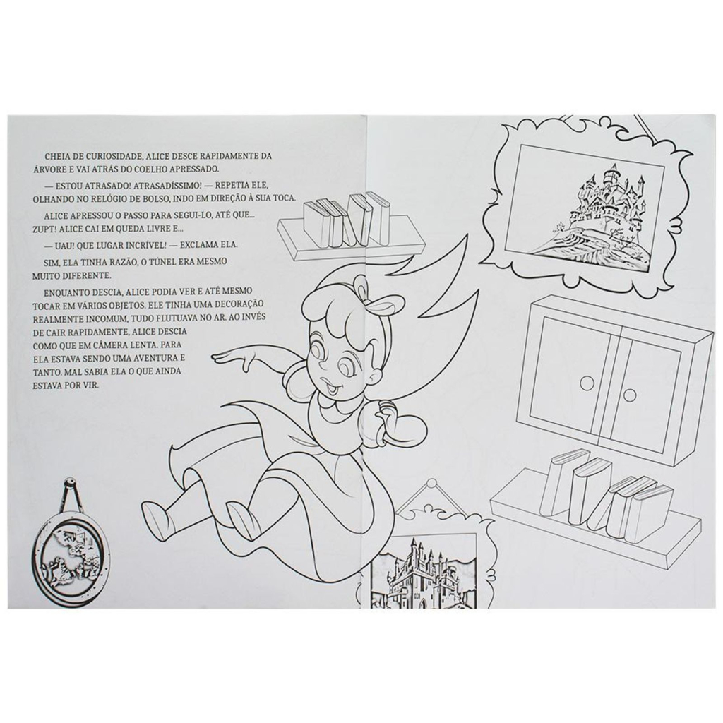 Clássicos para colorir: Alice no país das maravilhas