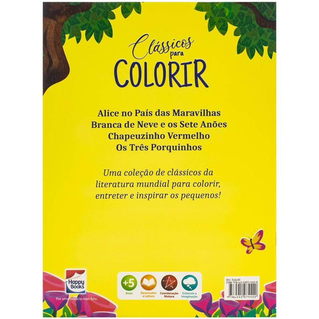 Clássicos para colorir: Branca de neve e os sete anões
