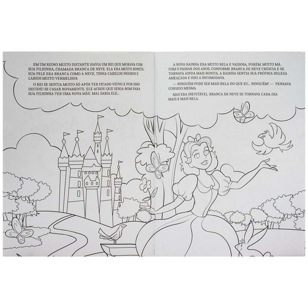 Clássicos para colorir: Branca de neve e os sete anões