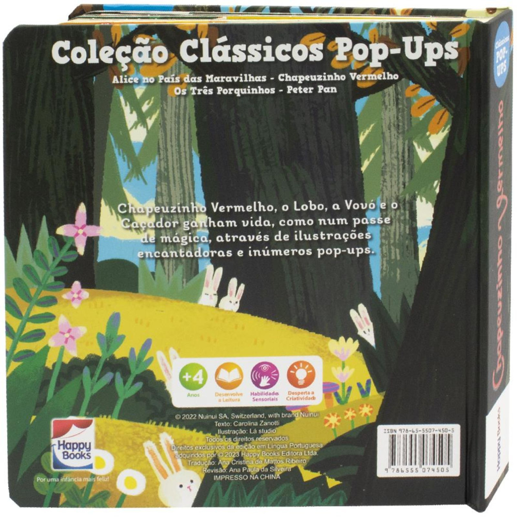 Clássicos POP-UPS: Chapeuzinho Vermelho