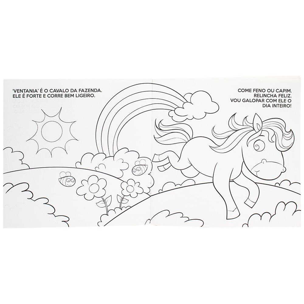 Colorindo Animais: Animais da Fazenda