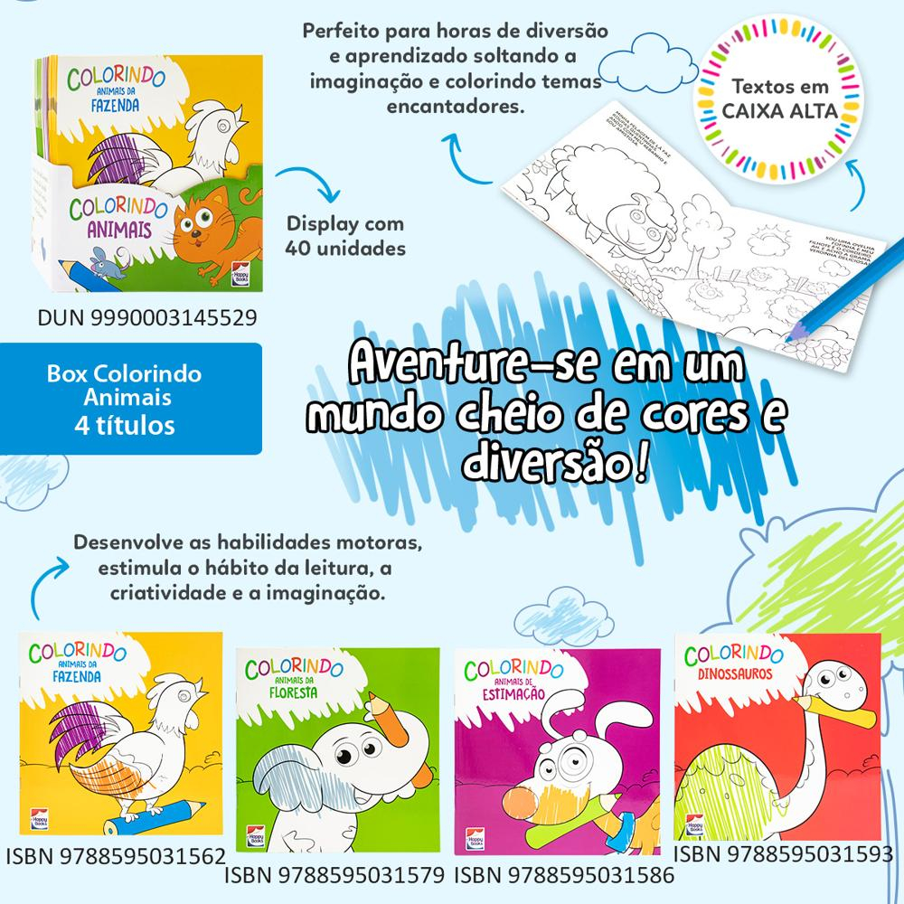 Colorindo Animais: Animais da Floresta