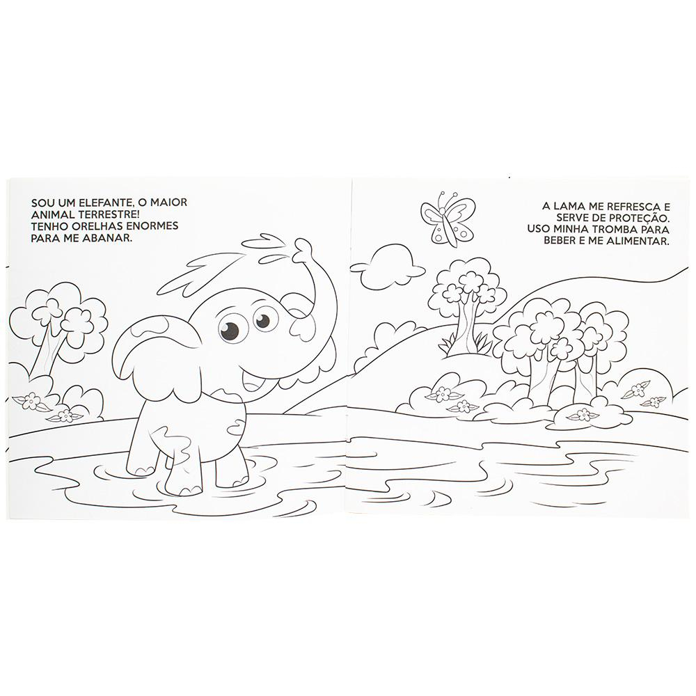 Colorindo Animais: Animais da Floresta