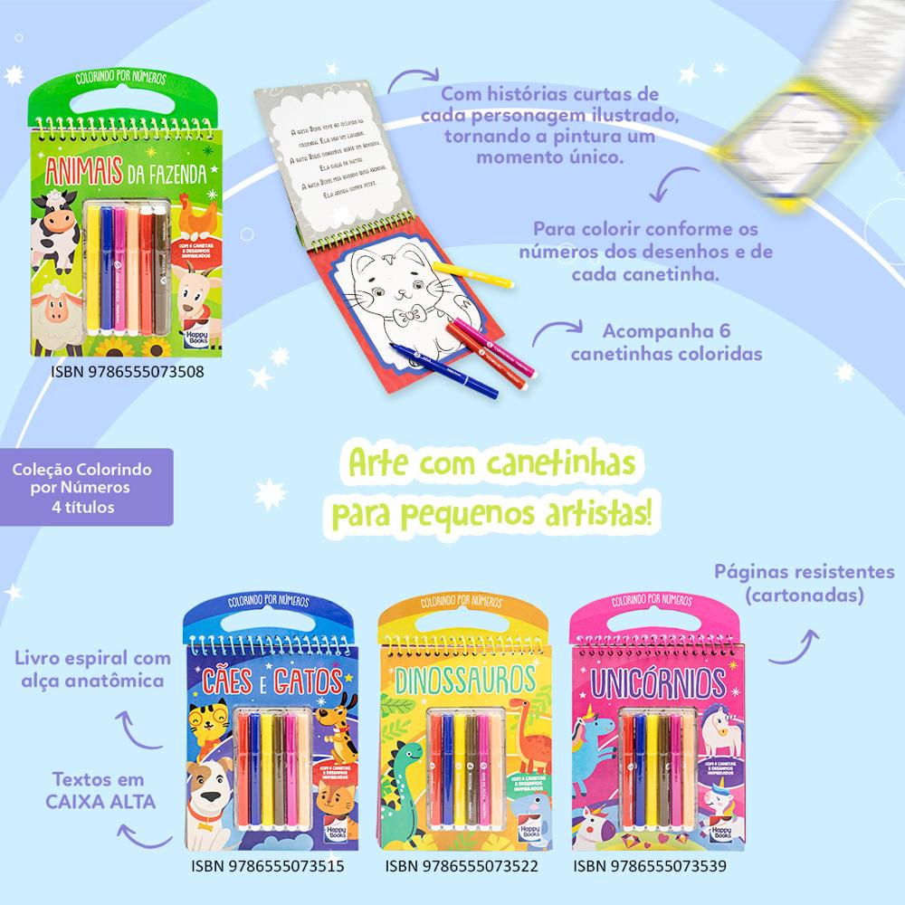 Colorindo por Números: Dinossauros