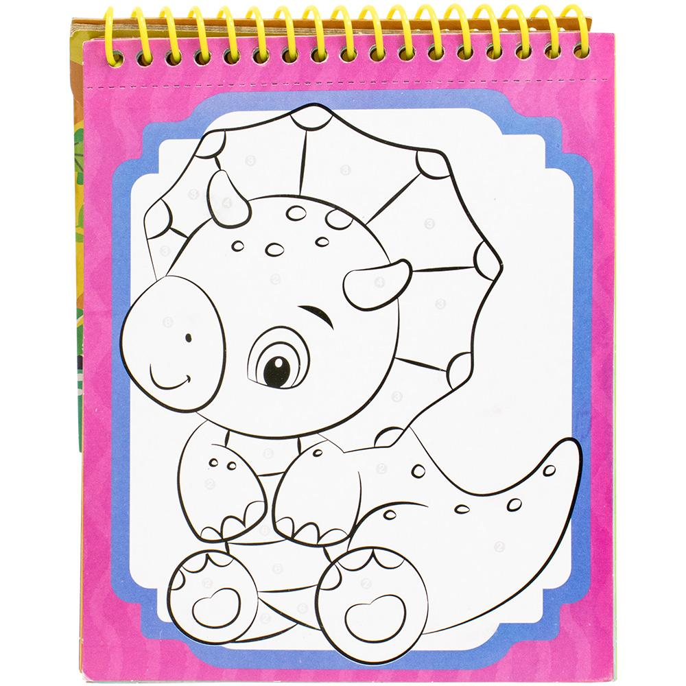Colorindo por Números: Dinossauros