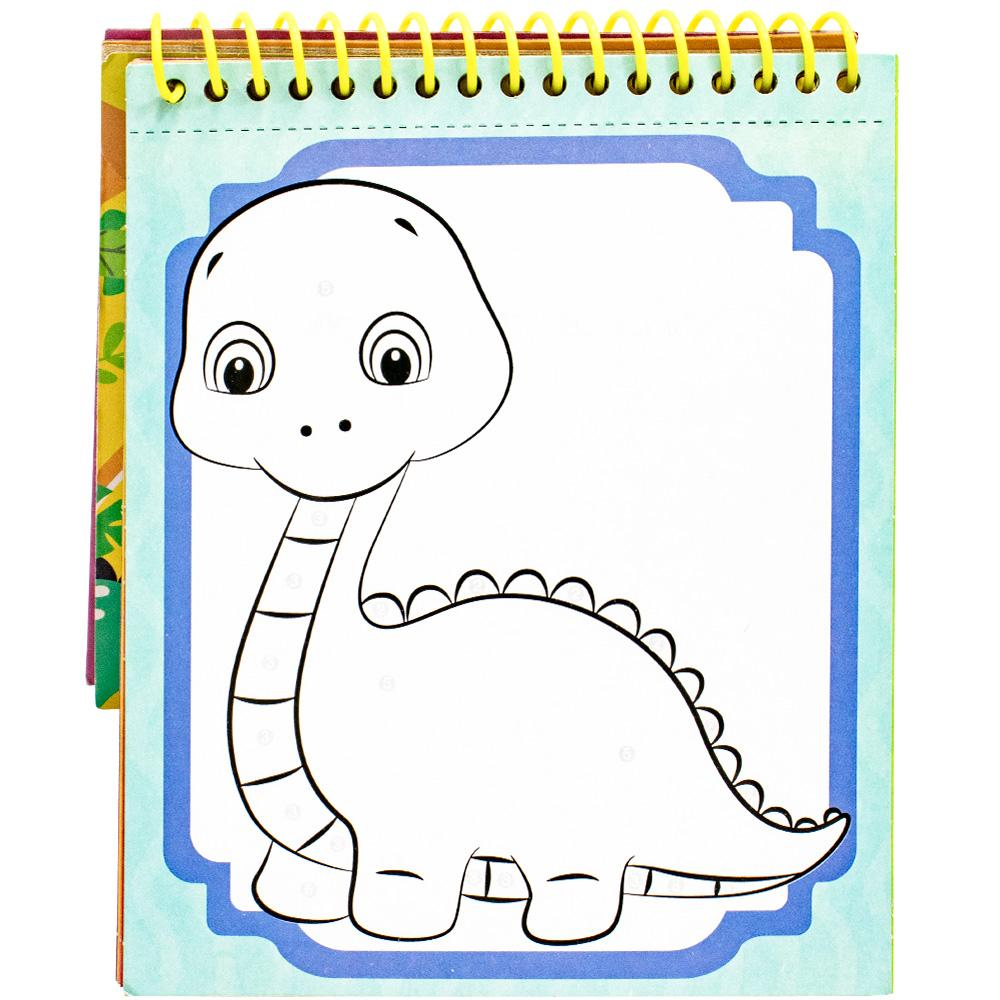 Colorindo por Números: Dinossauros