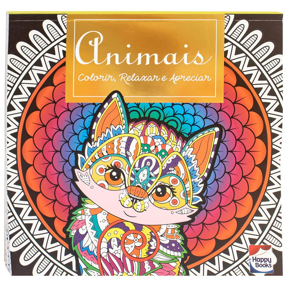 Colorir, Relaxar e Apreciar: Animais