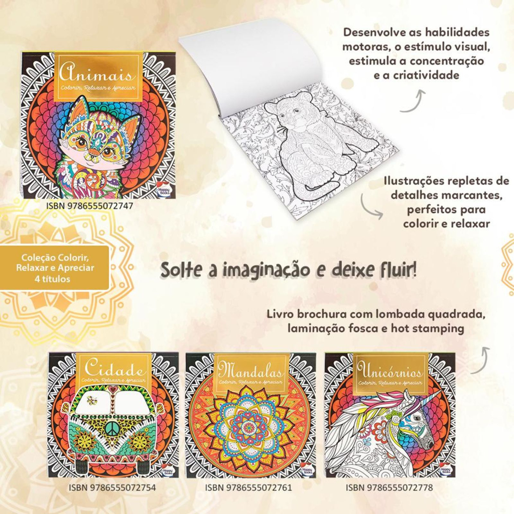 Colorir, Relaxar e Apreciar: Mandalas