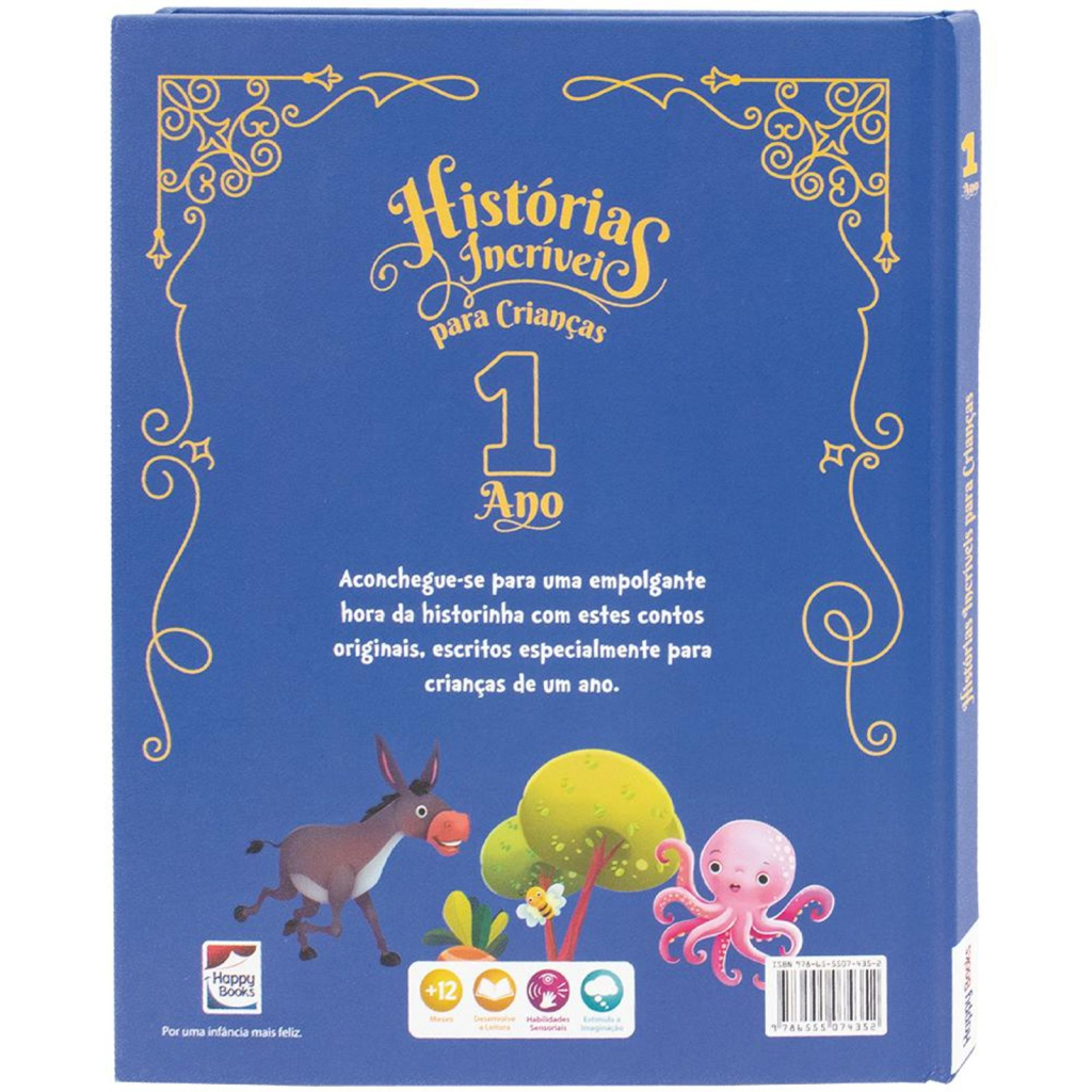 Histórias Incríveis para Crianças: 1 ano