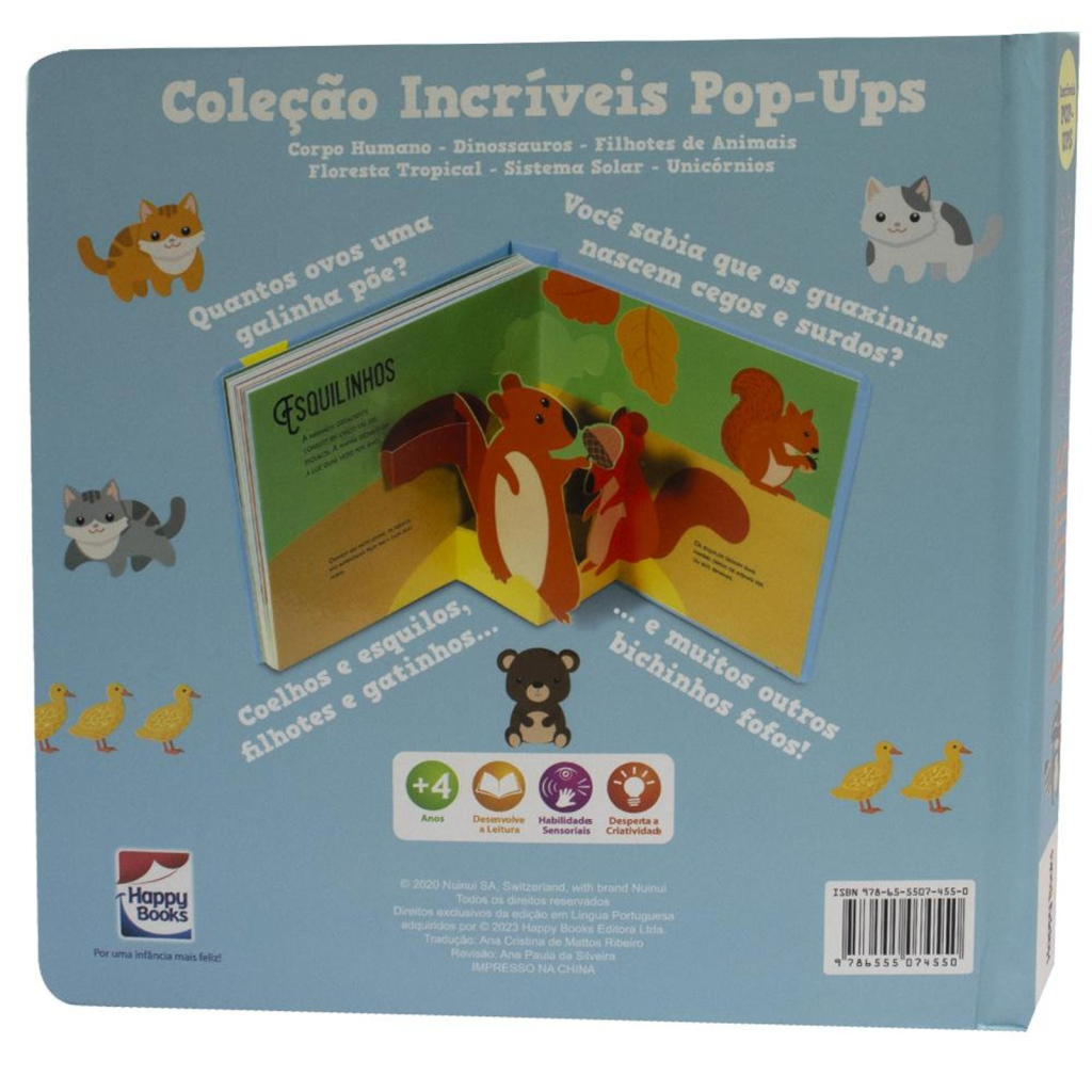 Incríveis POP-UPS: Filhotes de Animais