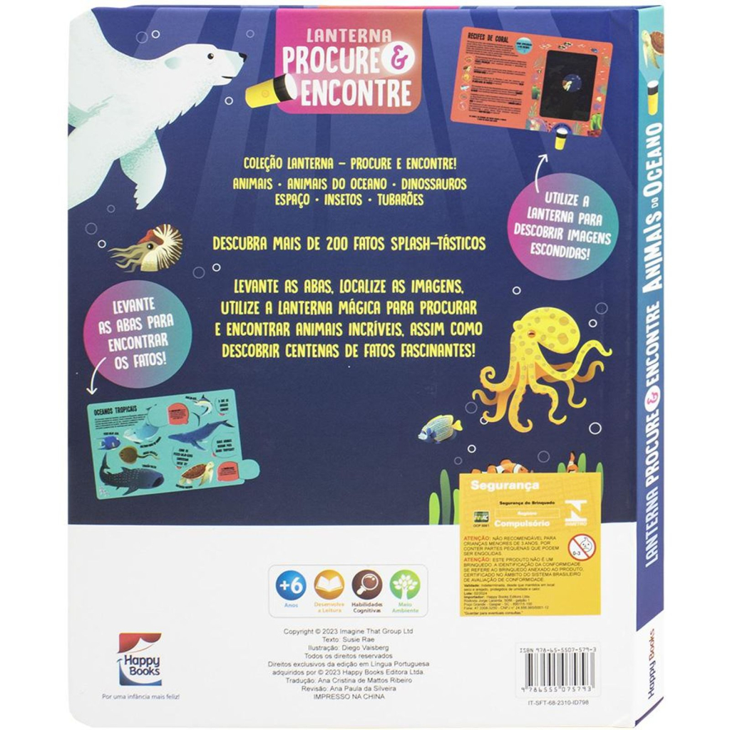 Lanterna - Procure e Encontre! Animais do Oceano