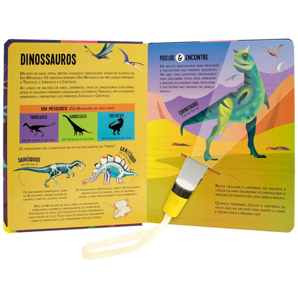 Lanterna - Procure e encontre! Dinossauros