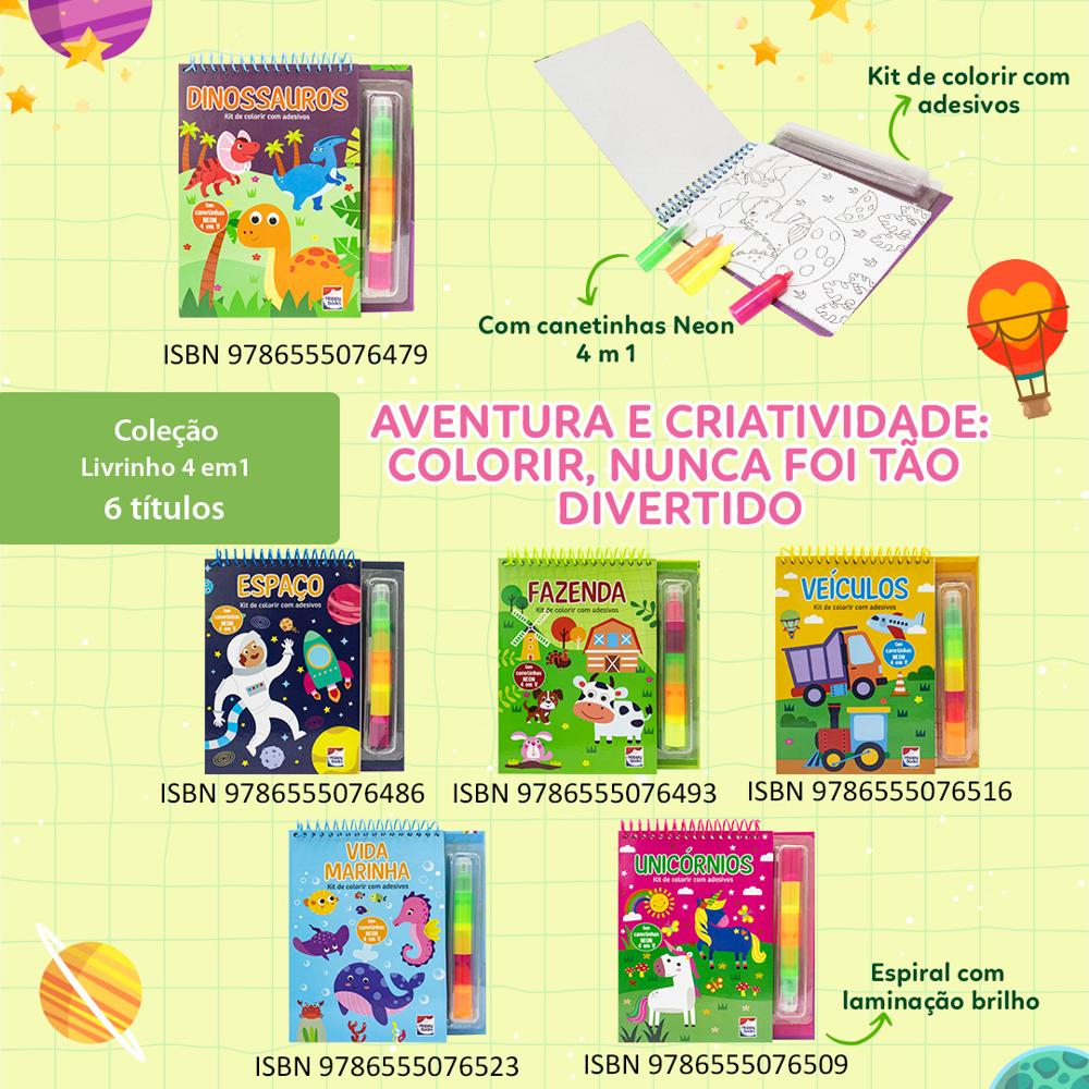 Livrinho 4 em 1: Dinossauros