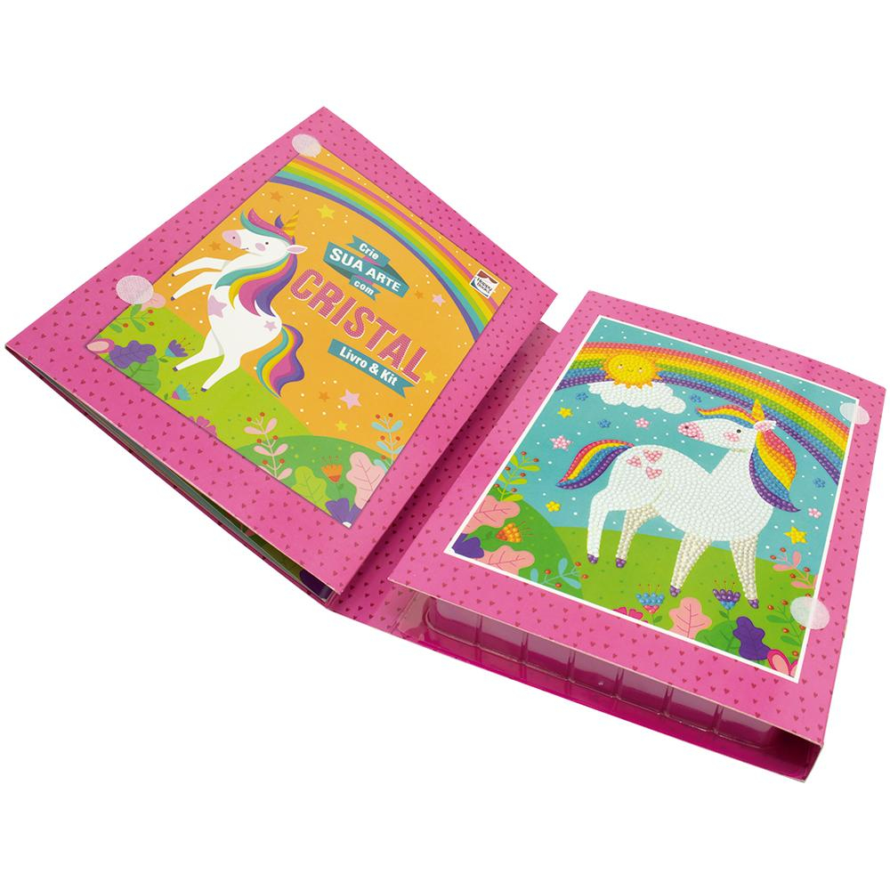Livro e Kit: Crie sua Arte com Cristal