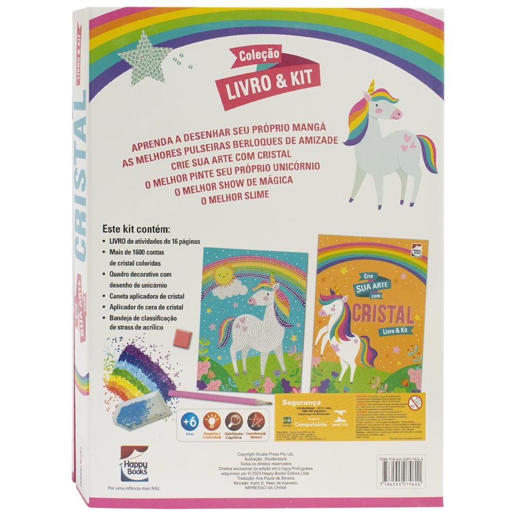 Livro e Kit: Crie sua Arte com Cristal
